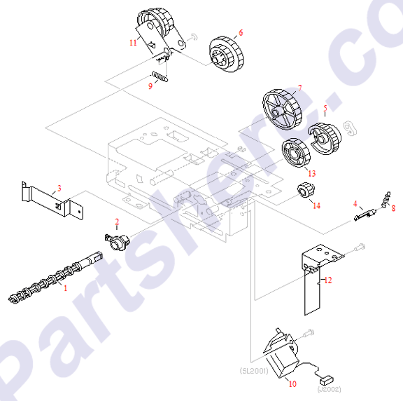 HP parts picture diagram for RG5-4391-060CN, RB2-3475-000CN, RB2-3481-000CN, RB2-3478-000CN, RH7-5213-000CN, RF5-2755-020CN, RG5-4391-080CN, RS6-0497-000CN, RS6-0498-000CN, RS6-0500-000CN, RF5-2755-000CN, RS6-2062-000CN